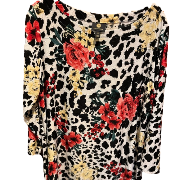 JM Collection Tops - 111. WOMENS JM COLLECTION 0X DETAIL TOP